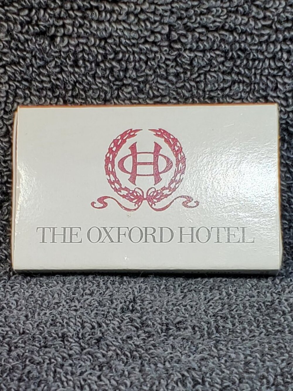 VINTAGE THE OXFORD HOTEL BOX MATCHES...DENVER CO...MADE IN JAPAN